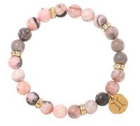 UBBVPKY Pulsera De Las 12 Constelaciones Del Zodiaco Para Mujer, Pulsera Elástica Con Abalorios De La Amistad, Horóscopo Y Astrología Para Boda, Géminis