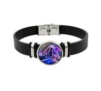 UBBVPKY Pulsera De Las 12 Constelaciones Pulsera De Los Signos Zodiaco Para Hombres Mujeres Pulsera De Constelaciones Pulsera Espiritual De Los Signos Zodiaco Pulsera De Cuero Sintético Negro Géminis