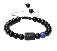 UBBVPKY Pulsera De Los Signos Del Zodíaco, Hecha A Mano, Con Cuentas Elásticas De Piedra Natural De Las Doce Constelaciones, Regalo De Cumpleaños Para Mujeres Y Hombres, Escorpio