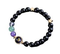 UBBVPKY Pulsera De Los Signos Del Zodíaco - Pulsera De Horóscopo De Moda - Pulsera De Astrología De Las 12 Constelaciones Del Zodíaco Para San Valentín, Cumpleaños, Aniversario, Capricornio