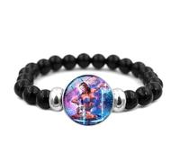 UBBVPKY Pulsera Luminosa Con Doce Signos Del Zodiaco Que Brilla En La Oscuridad, Con Cuentas Del Zodiaco, Para Mujeres Y Hombres, Regalo De Cumpleaños, Acuario