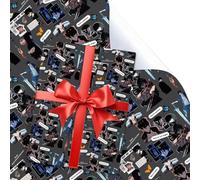 UBBY 5 hojas de papel de regalo Solo Leveling, 51 x 75 cm, papel de estraza duradero, anime, para niños y niñas, almacenamiento de fiestas, decoración festiva (gris)
