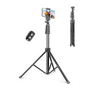 UBeesize 183 cm Palo Selfie Trípode para Teléfono, Smartphone Trípode Stand Selfie Stick con Mando Trípode Extensible para iPhone Android Cámara