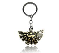 Ubephant Llavero Zelda Escudo Metalizado Esmaltado, para Fanáticos de The Legend of Zelda