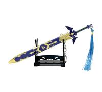 Ubephant Zelda Llavero, Zelda Decoración de Escritorio Recopilación, 20.5cm Colgante de Metal Zelda Recopilación Figura Accesorios Cosplay Mochila Zelda Colgante Regalos de Cumpleaños para Niños