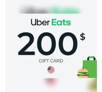 Uber Eats Gift Card 200 USD Key - UNITED STATES