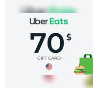 Uber Eats Gift Card 70 USD Key - UNITED STATES