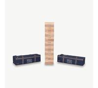 Uber Games Torre gigante de hasta 200 cm XXL Jumbo Hi-Tower en bolsa - 2,5 m (máximo en el juego. Juego de torre de madera de pino macizo, bloques y bolsa de lujo (hasta 200 cm)