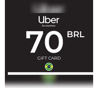 Uber Gift Card 70 BRL Key - BRAZIL
