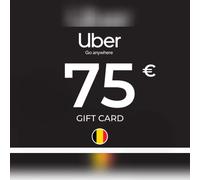 Uber Gift Card 75 EUR Key - BELGIUM