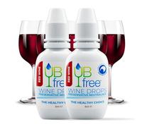 UBfree - Eliminador de sulfitos para vino: Disfruta del vino tinto sin dolores de cabeza ni alergias. Alternativa discreta a varitas o filtros. Hecho en Nueva Zelanda (2 unidades)