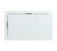 UBICON Tarjeta de limpieza de escáner de comprobación, longitud y ancho mejorados para una limpieza eficaz, compatible con las principales marcas, incluyendo Panini y Digital, presaturada, 4 x 8