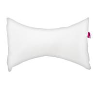 Ubio Almohada Cervical Mariposa Blanca | Anatómica, Antibacterias y Confort | Tejido Terlenka | 60x40x10cm | Relleno de Fibra | Descanso y Soporte Cervical | Fabricado en España