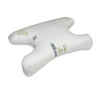 Ubio Almohada CPAP Nasal Ergonómica - Transpirable y Antialérgica - Compatible con Mascarillas CPAP - Relleno de Fibra Siliconada y Funda de Bambú - Ideal para Apnea del Sueño - Fabricado en España