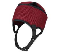 Ubio Casco de Protección Craneal Rojo, Tejido Acolchador Transpirable, Protector de Cabeza Personas Mayores, Epilepsia, Convulsiones, Niños, Adultos, Arnés de Mentón Ajustable 54-60cm, Hecho en España