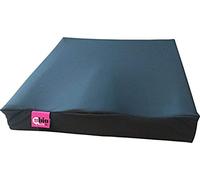 Ubio Cojín Antiescaras de Viscoelástica Ergoplus con Forma Anatómica - Cojín para Silla de Ruedas Impermeble, Antiolor, Antibacterias e Impermeable - Cojín Ergonómico para Silla de Oficina (42x42x8cm)