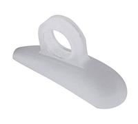 Ubiotex Ratoncito para pie, Subdigital, Silicona, Alivio para dedos en forma de garra, Pie izquierdo, Talla L, Fácilmente Lavable, color Blanco
