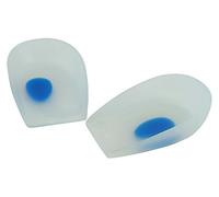 Ubiotex Talonera de silicona, Alza de doble densidad, Amortigua los puntos de carga, Cazoleta Lateral, Alivia el dolor, Talla L, Recomendada para problemas de Espolón lateralizado, Bursitis de talón