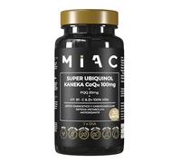 Ubiquinol 100 mg | Coenzima Q10 con Ubiquinol Kaneka | 30 Perlas | Potente fórmula con CoQ10 y vitaminas para energía celular, salud cardiovascular y función cognitiva | Vegano/Sin Gluten