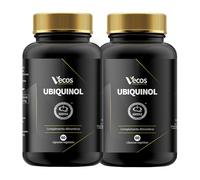 Ubiquinol Kaneka 100mg Coenzima Q10 de Alta Absorción - 60 Cápsulas Vegetales para Ayudar a la Energía Celular y Salud Cardiovascular