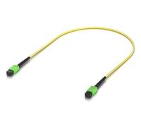 Ubiquiti Cable Patch Fibra Óptica OS2 Monomodo MPO/APC-MPO/APC 12 Fibras 0.5m Amarillo Pack de 10 para 100G