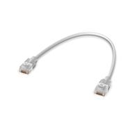 Ubiquiti Cable patch UniFi Etherlighting 0,3 m – Slim Cat6, 2,5 GbE, conector RJ45 transparente UACC-Cable-Patch-EL-0.3M-W