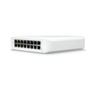 Ubiquiti - Conmutador UniFi (USW-Lite-16-PoE, 16 Puertos Gigabit Ethernet, 8 Pue