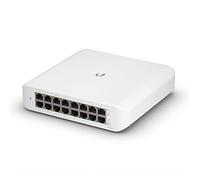 UniFi Switch Lite 16 PoE L2 Gigabit Ethernet (10/100/1000) Energía sobre Ethernet (PoE) Blanco, Interruptor/Conmutador blanco, L2, Gigabit Ethernet (10/100/1000), Energía sobre Ethernet (PoE), Montaje de pared