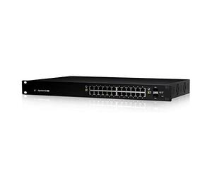 Ubiquiti Networks ES-24-500W Conmutador de red administrado L2/L3 Gigabit Ethernet (10/100/1000) Energía sobre Ethernet (PoE) 1U Negro switch - Switch de red