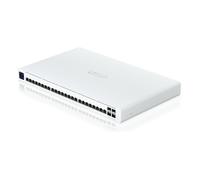 Ubiquiti Networks UISP-S-Pro M - Switch de Red Gestionado Layer 2, 24 Puertos Gigabit + 4 SFP+ PoE, Montaje Rack 1U, Presupuesto PoE 220W