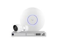 Ubiquiti Security & Network Bundle - 1× G5 Bullet 2K PoE Camera, 1× U6 Pro WiFi 6 Access Point, UDM SE Router & NVR - Enterprise-Grade Monitoreo & Networking Kit