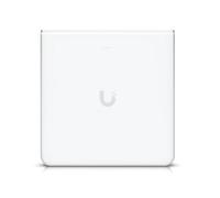 Ubiquiti U6 Enterprise - Punto de acceso WiFi 6E en pared, 10 corrientes espaciales, interruptor de 4 puertos, PoE++