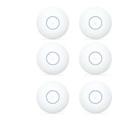 Ubiquiti U7-LITE (Pack de 6) Punto de acceso WiFi 7 Dual Band 2.4/5 GHz, 2.5GbE RJ45, PoE+, 4 Stream, Cobertura 115 m² por unidad, más de 200 clientes, montaje techo/pared, blanco