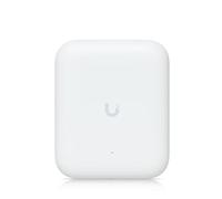 Ubiquiti U7-OUTDOOR - Punto de acceso WiFi 7, antena direccional Super Antena, 4 Spatial Streams, PoE+, 2,5 GbE, IPX6, cobertura de 5000 ft², montaje de pared/poste