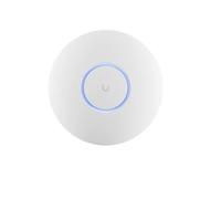 Ubiquiti UniFi 6+ (U6+) - Punto de acceso WiFi 6, 1500 ft², 2x2 MIMO, 573,5 Mbps / 2402 Mbps, 2,4 y 5 GHz, Ganancia 3/5,4 dBi, PoE, Montaje en techo, Blanco