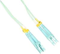 Ubiquiti unifi odn 3m cable de fibra optica lc om3 color aguamarina