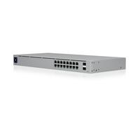 UniFi 16-Port PoE Gestionado L2/L3 Gigabit Ethernet (10/100/1000) Energía sobre Ethernet (PoE) 1U Plata, Interruptor/Conmutador gris, Gestionado, L2/L3, Gigabit Ethernet (10/100/1000), Energía sobre Ethernet (PoE), Montaje en rack, 1U