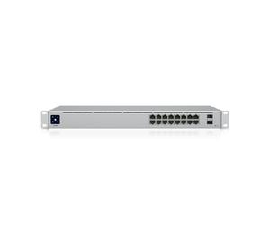 Ubiquiti USW-16-POE Networks UniFi 16-Port PoE Gestionado L2/L3 Gigabit Ethernet (10/100/1000) Energía sobre Ethernet (PoE) 1U Plata