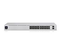 Ubiquiti - USW-24-POE - Conmutador UniFi USW-24-POE - Conmutador - Géré - 24 x 10/100/1000 (16 PoE+) + 2 Gigabit SFP -