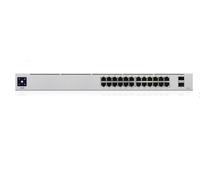 Ubiquiti USW-24-POE Gen 2 Switch Gigabit PoE+ Gestionado L2/L3 | 24 puertos RJ45, 2 × Uplink SFP, PoE Budget 92 W, AC/DC Interior, Fanless, Rackmount | CE/FCC