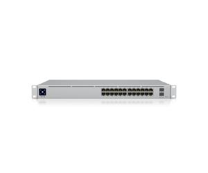 Ubiquiti USW-PRO-24-POE Networks UniFi Pro 24-Port PoE Gestionado L2/L3 Gigabit Ethernet (10/100/1000) Energía sobre Ethernet (PoE) 1U Plata