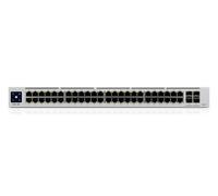 Ubiquiti USW-PRO-48-PoE Switch Gestionado L2/L3 Gigabit Ethernet 48 Puertos PoE++ 600W Montaje en Rack 1U con 4 Puertos SFP+