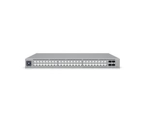 Ubiquiti USW-Pro-Max-48-PoE Interruptor UniFi de 48 puertos multi-gigabit PoE++, con características de capa 3 y etherlighting.