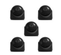 Ubiquiti UVC-G6-TURRET-B 4 K 8 MP Cámara IP paquete de 5 unidades - Turret externo IP66 PoE, visión nocturna 30 m, personas y vehículos, 3864 x 2160 UHD, sistema de videovigilancia profesional negro