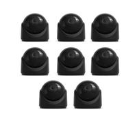 Ubiquiti UVC-G6-TURRET-B Cámara IP 4K 8MP Paquete de 8 unidades - Turret externo IP66 PoE, visión nocturna 30 m, AI personas y vehículos, 3864 x 2160, Videovigilancia profesional, color negro