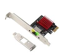 Ubit Adaptador de Red PCIe 2.5GBase-T, Tarjeta Gigabit Ethernet 2.5G/1G/100Mbps, Convertidor del Adaptador del LAN RJ45 Soporta la Función PXE para Windows/Linux/Mac