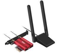 Ubit Tarjeta Wi-Fi 7 6338Mbps 6G+5G+2.4G con Bluetooth 5.4, 320MHz 802.11be PCIe Tarjeta WiFi Adaptador de red inalámbrica de tres bandas para PC con 4K QAM MU-MIMO, OFDMA, latencia ultrabaja, Win 11