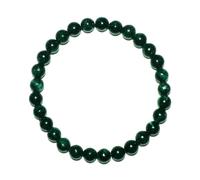 UBJSFASASND Pulsera de esmeralda de 6 mm, cuentas de cristal de chakra de corazón verde natural, pulsera de meditación de piedras preciosas para abundancia, amor y suerte, kit de herramientas de