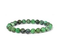 UBJSFASASND Pulsera elástica de cuentas redondas de 8 mm, unisex