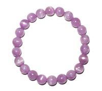 UBJSFASASND Pulsera kunzita de 8 mm con cuentas naturales | Viene con cuentas de repuesto y herramientas de cuentas que atrae la riqueza, protege la salud, alivia tu ansiedad, unisex, elección